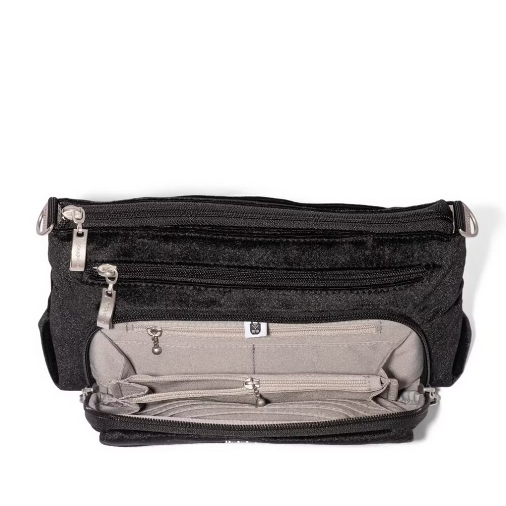 baggallini Black Velvet Original Everyday Bag/NWT - Picture 4 of 15